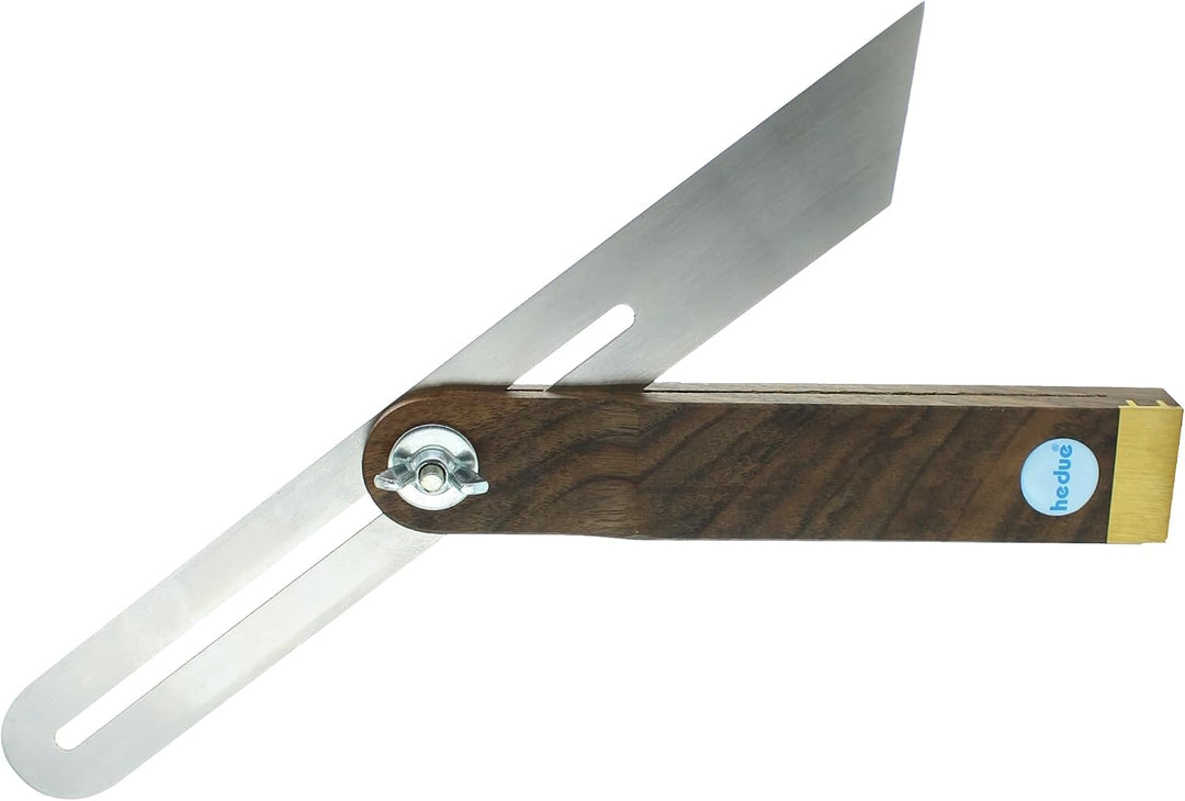 hedue® Tischlerwinkel Set A031 - Tischler Werkzeug Set mit Tischlerwinkel 30 cm, Gehrmass 30 cm und