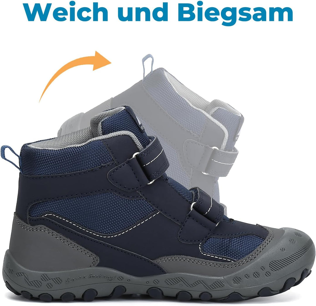 Mishansha Kinder Wanderschuhe Trekking Wanderstiefel Outdoor Trekkingschuhe 36 EU Signalblau, 36 EU