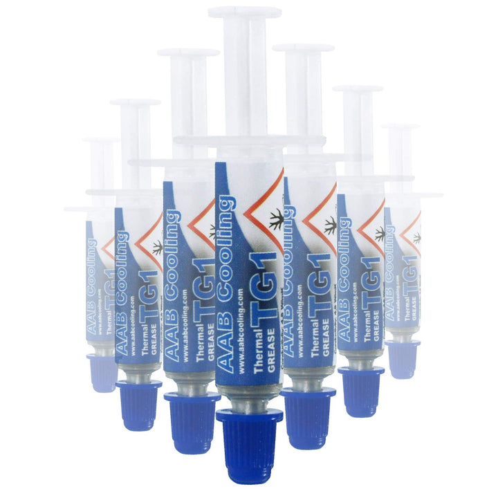AABCOOLING Thermal Grease 1-0,5g - Wärmeleitpaste Silber - CPU-PC Kühler Prozessor, Laptop Cooler, W