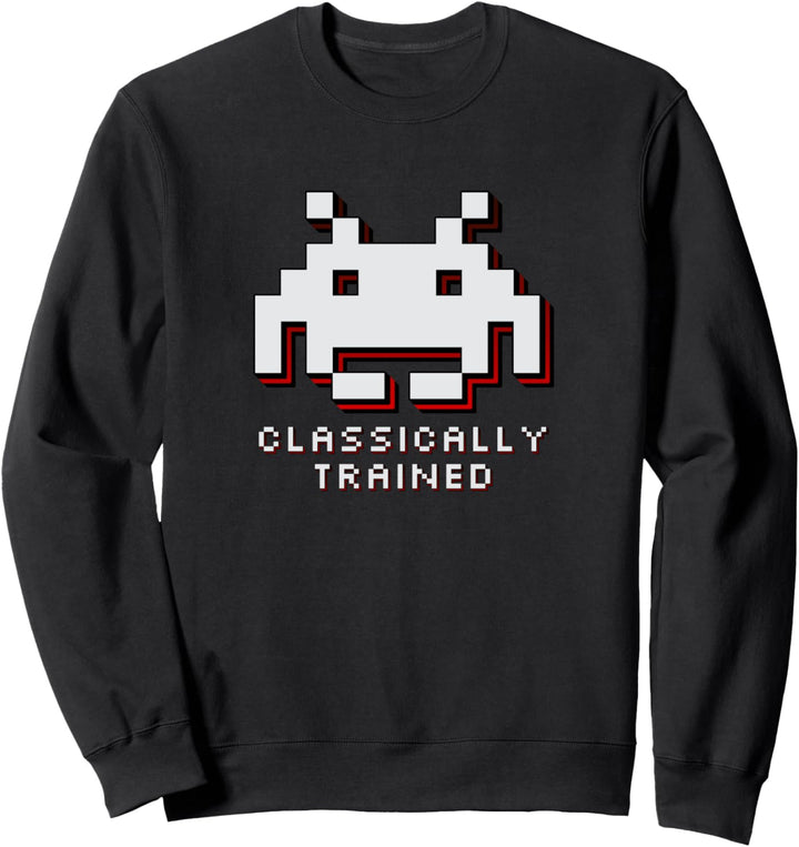 Klassisch trainiert - Vintage Retro Gaming Sweatshirt