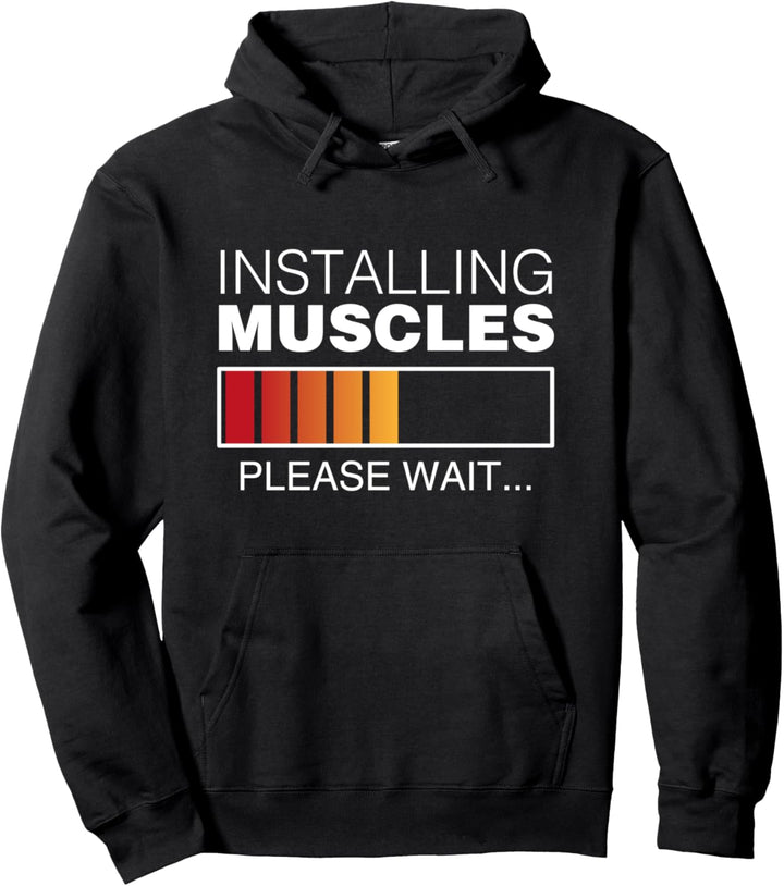 Muskelkater Bodybuilding Workout Kater Gym Pullover Hoodie