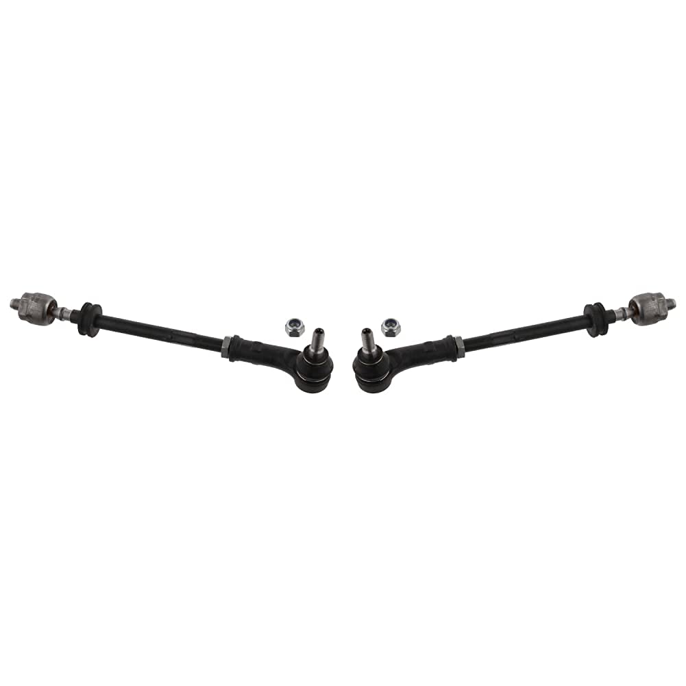 febi bilstein 10589 Spurstange verstellbar, 1 Stück &amp; 10588 Spurstange verstellbar, 1 Stück Vorderac