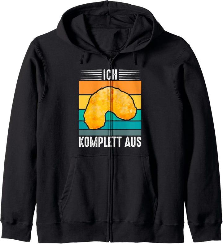 Ich flip komplett aus Erdnussflip Retro Vintage Kapuzenjacke