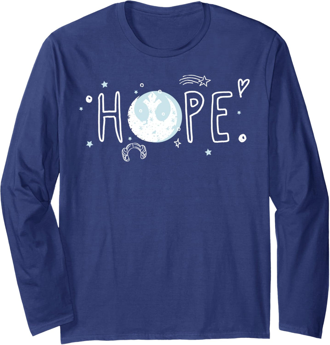 Star Wars Hope Rebel Logo Langarmshirt