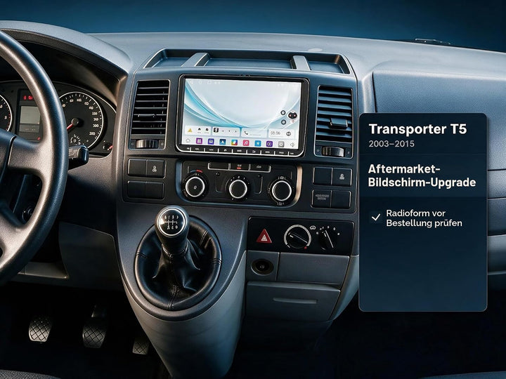 CAMECHO 4G+64G Android 15 Autoradio für VW Golf 5 Polo Skoda mit Navi Carplay Android Auto,9 Zoll Do