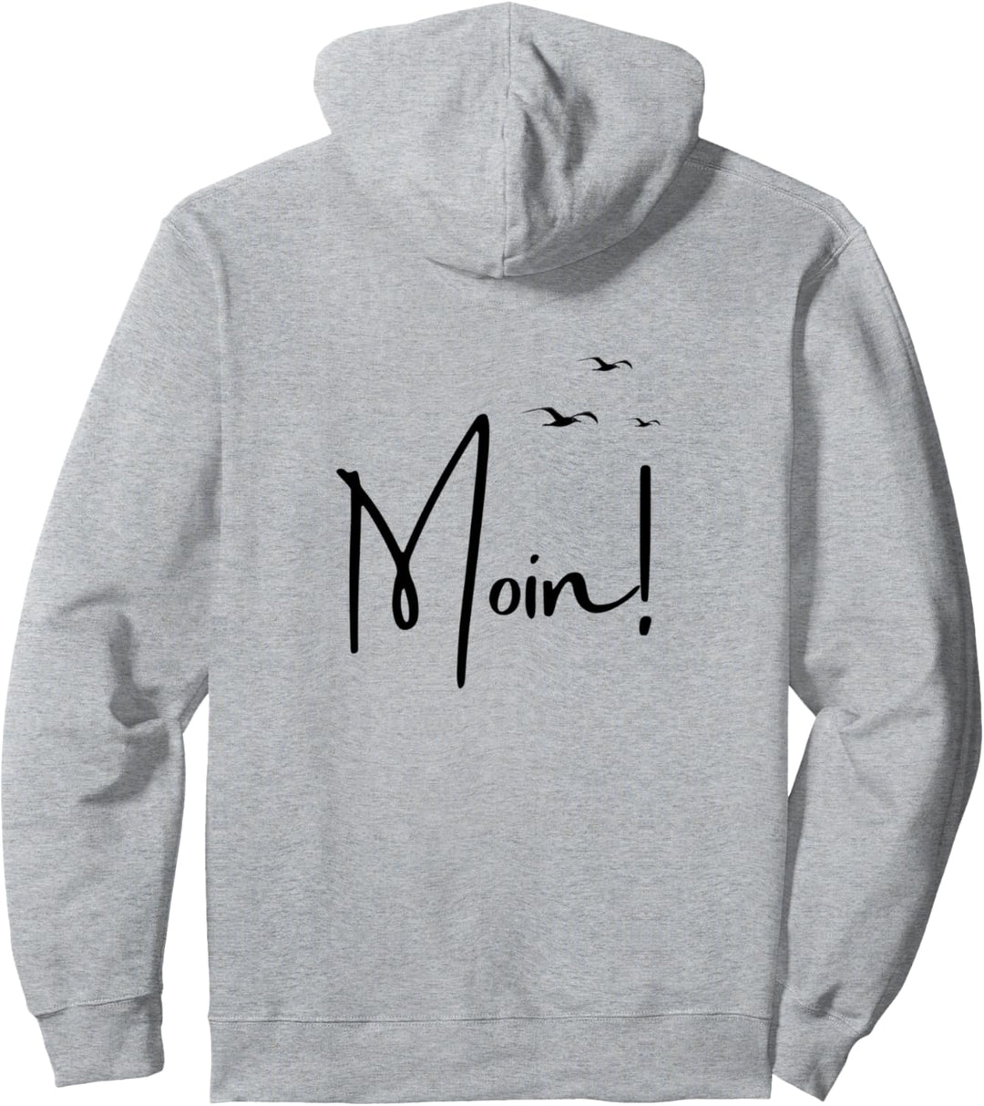 Moin; Norddeutsch für Anfänger, Ostsee Norden Spruch Moin Pullover Hoodie