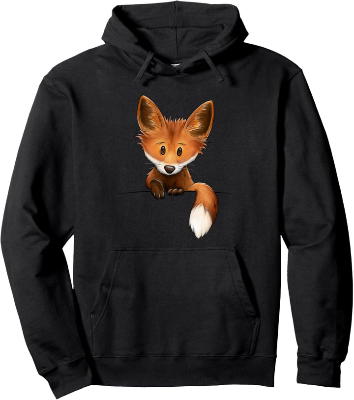 Kleiner wilder Funky Fuchs Wildtier Pullover Hoodie