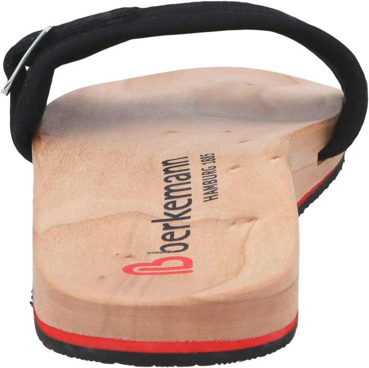 Berkemann Unisex-Erwachsene Berkilette Pantoletten 43 1/3 EU Schwarz, 43 1/3 EU Schwarz