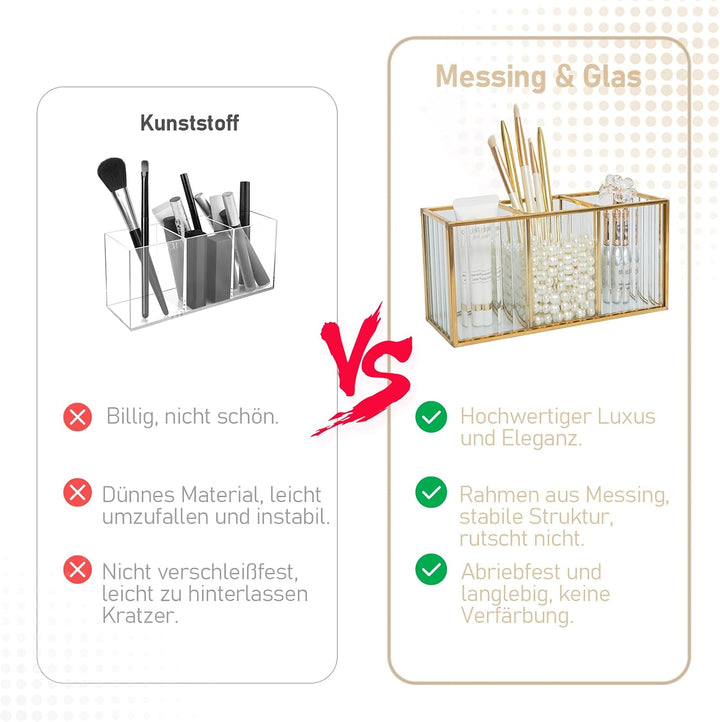 Make up Organizer, Pinselhalter, Stifthalter, Schreibtisch Organizer, Kosmetik Aufbewahrung für Pins