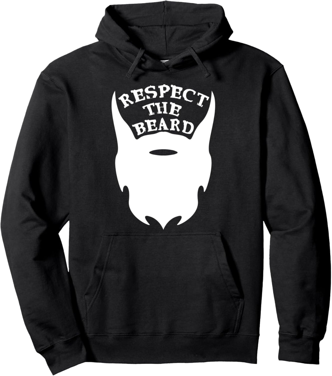 Geschenk für Männer Opa Onkel Vater - Respektiere den Bart Pullover Hoodie