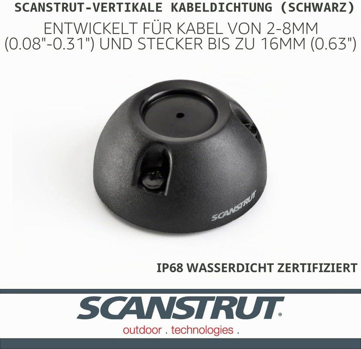 Scanstrut DS16-P-BLK Kabeldichtung, Schwarz