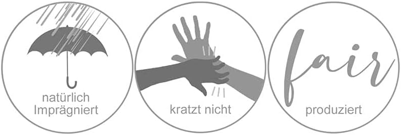 McRon gefütterter Partnerhandschuh Modell Valentin anthrazit Einheitsgrösse, anthrazit Einheitsgr&amp;