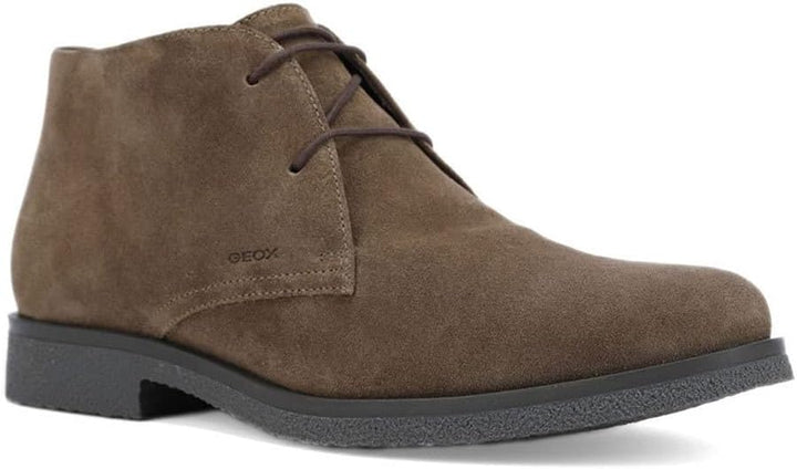 Geox UOMO CLAUDIO A Herren Derby Schnürhalbschuhe 42 EU Chocolate, 42 EU Chocolate