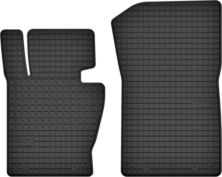 Motohobby Vorne Gummi Fussmatten Gummimatten Satz für BMW X3 E83 (2003-2010)