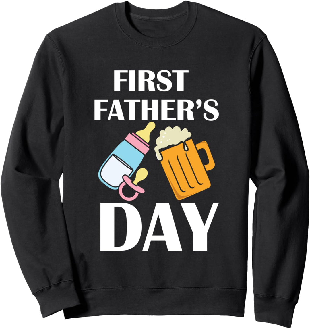 Erster Vatertag Als Vater Bier Mann Stolzer Dad Legende Sweatshirt