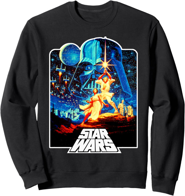 Star Wars Large Classic Movie Poster Sweatshirt