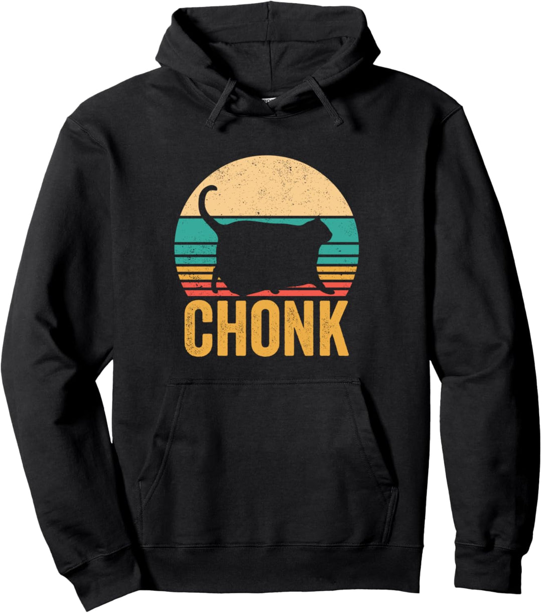 Chonk Meme Katze Chonk Pullover Hoodie