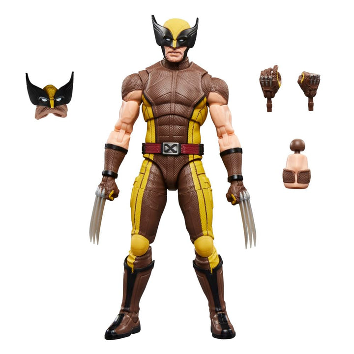 Marvel Legends Series Wolverine (brauner Anzug), Action-Figurengeschenk zum Sammeln zum Marvel Studi