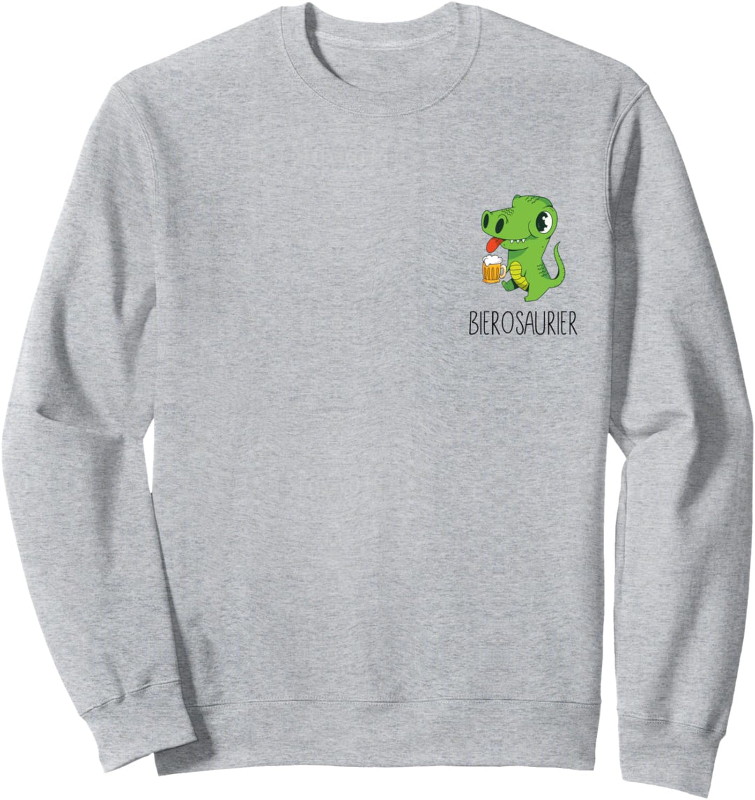 Bierosaurier Bier Dino Lustiges Biertrinker Sweatshirt