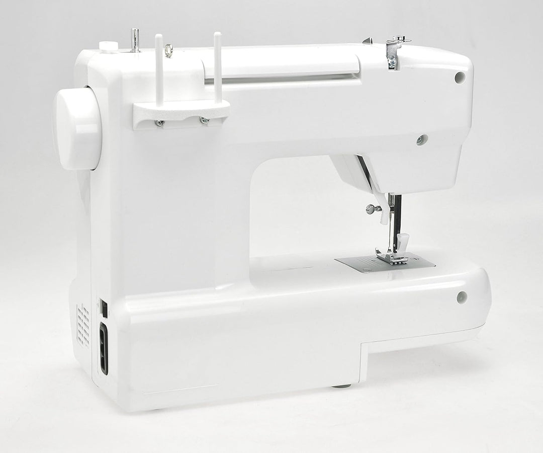 Carina Junior - Mechanische Nähmaschine für Näh-Einsteiger &amp; Anfänger mit Griff, 6 Stichprogrammen,