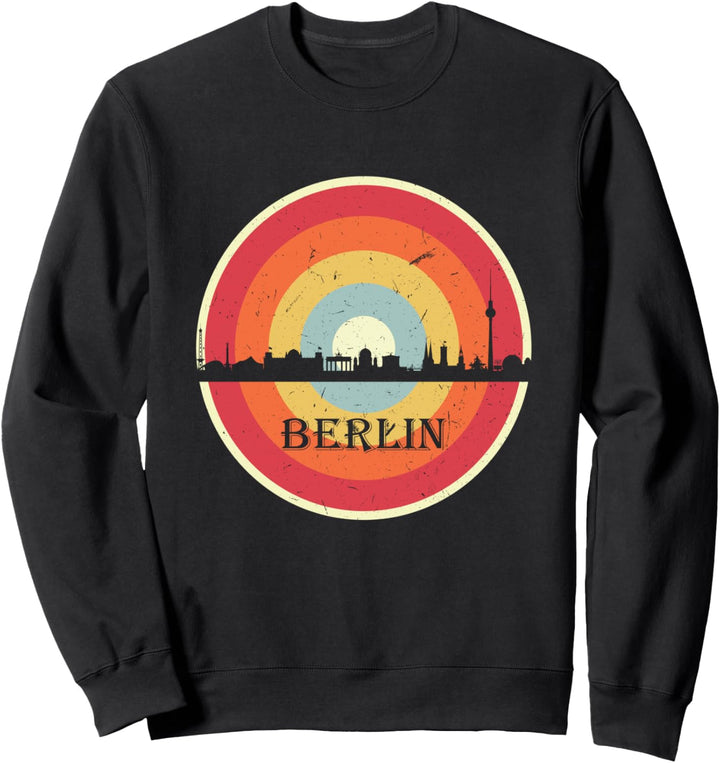 Retro Vintage Silhouette Berlin Sweatshirt