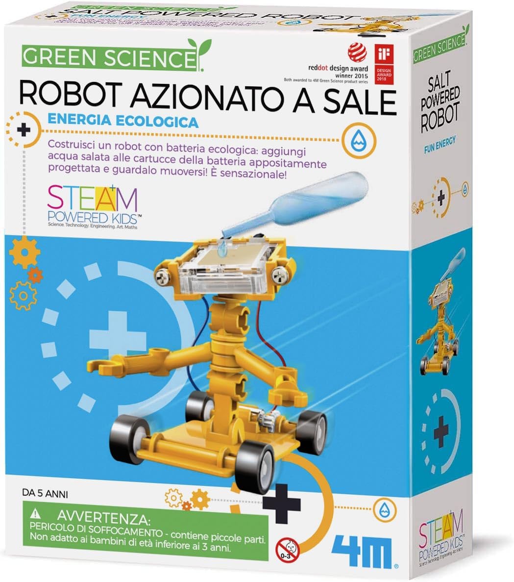 4M Salz Wasser Powered Roboter Kit