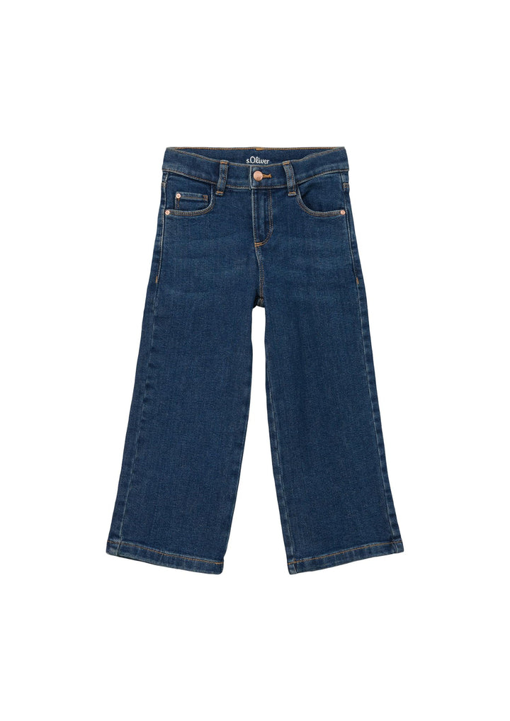 s.Oliver Junior Mädchen Jeans Hose, Wide Leg Blue 104