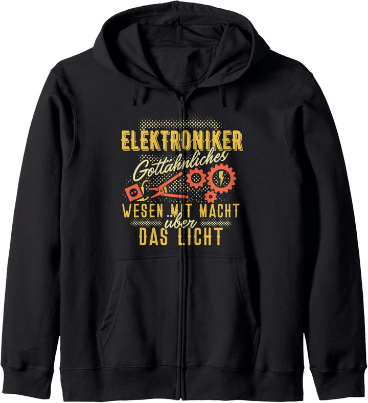 Elektroniker Spruch Lustig Elektrizität Elektriker Kapuzenjacke