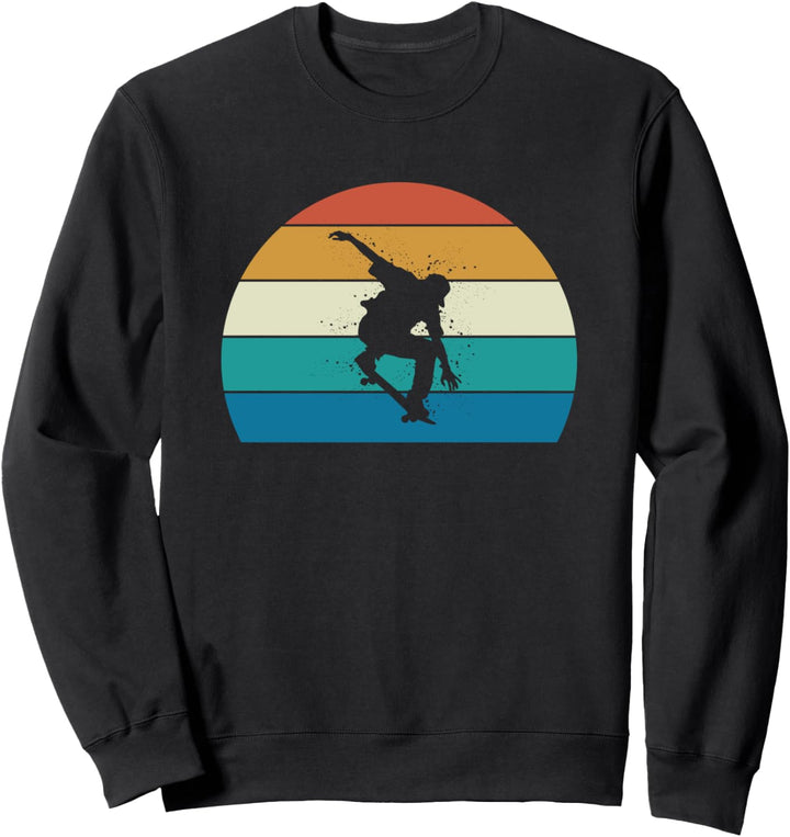 Skateboard-Geschenk – Vintage-Skateboarder Sweatshirt