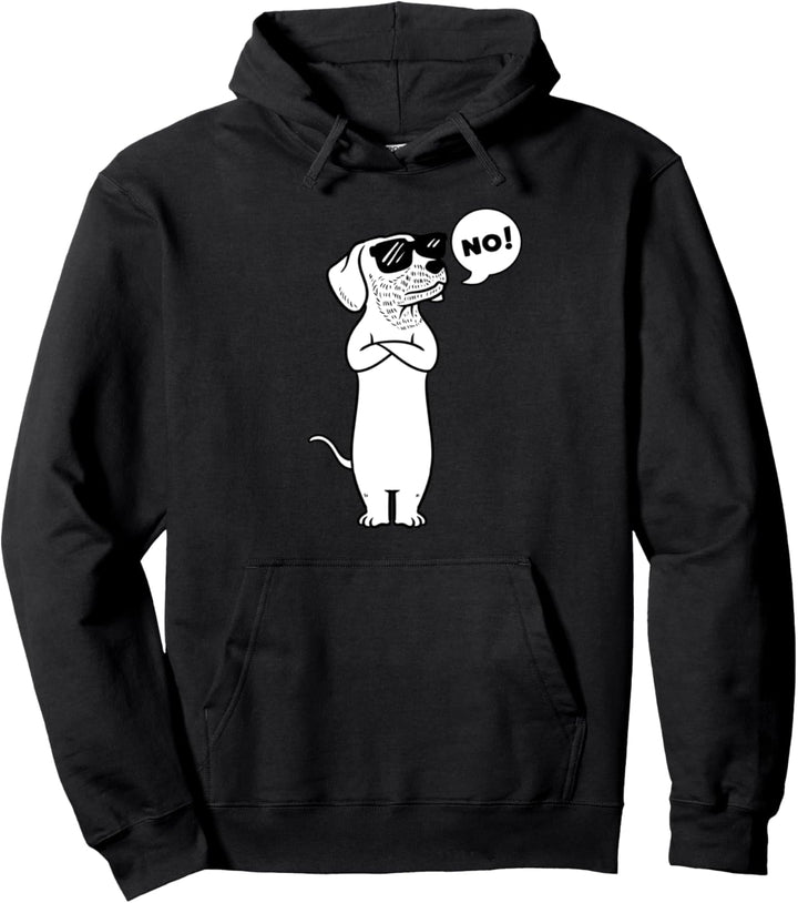 Sturer Dackel Hund lustig Teckel Pullover Hoodie
