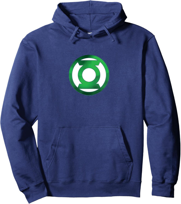 Green Lantern Green Chrome Logo Pullover Hoodie