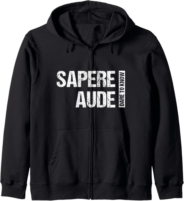 Sapere Aude Dare To Know Geschenk Immanuel Kant Philosophie Kapuzenjacke