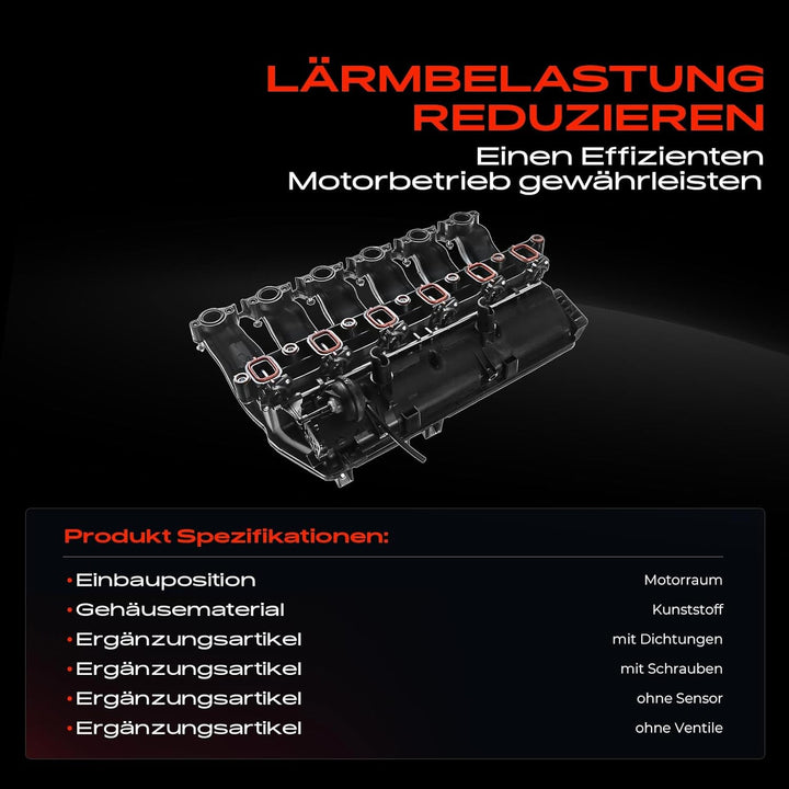 Frankberg Ansaugbrücke Saugrohrmodul Kompatibel mit 3er E90 E91 E92 E93 5er E60 E61 6er E63 E64 X3 E
