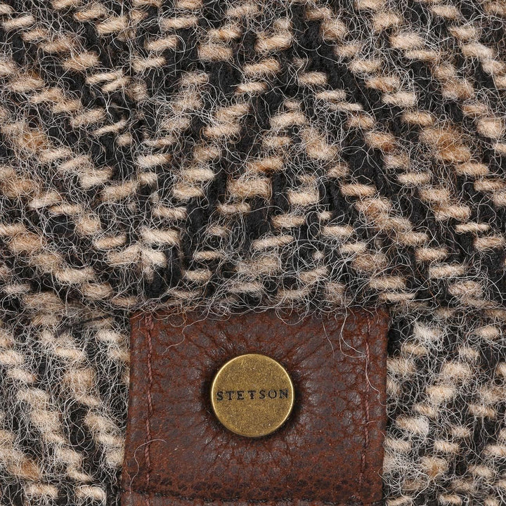 Stetson Hatteras Herringbone Flatcap - Schirmmütze - Klassischer Stil - Herrenmütze aus Schurwolle -