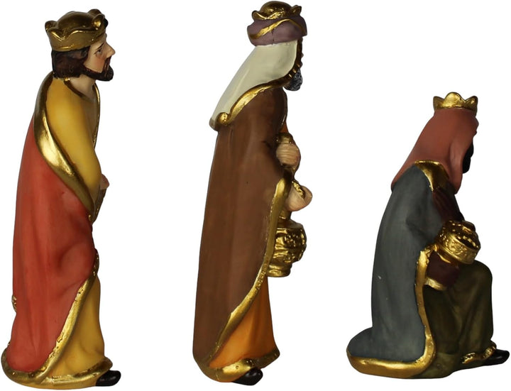 ZICOM Krippenfigurenset Hlg. DREI Könige Hebron barock ca. 9cm Polyresin handbemalt