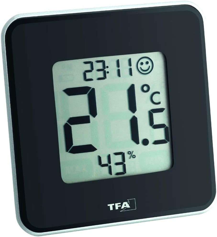 Sparset Thermo-Hygrometer TFA 30.5021 Style (2 x schwarz)