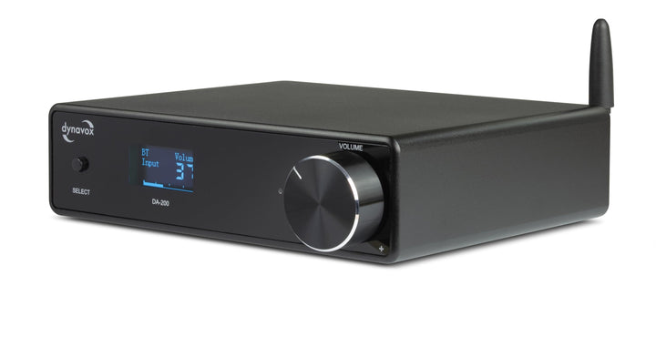 Dynavox DA-200 HiFi Verstärker, kompakter Class-D Stereo-Digitalverstärker mit BT 5.0, USB-DAC, opti