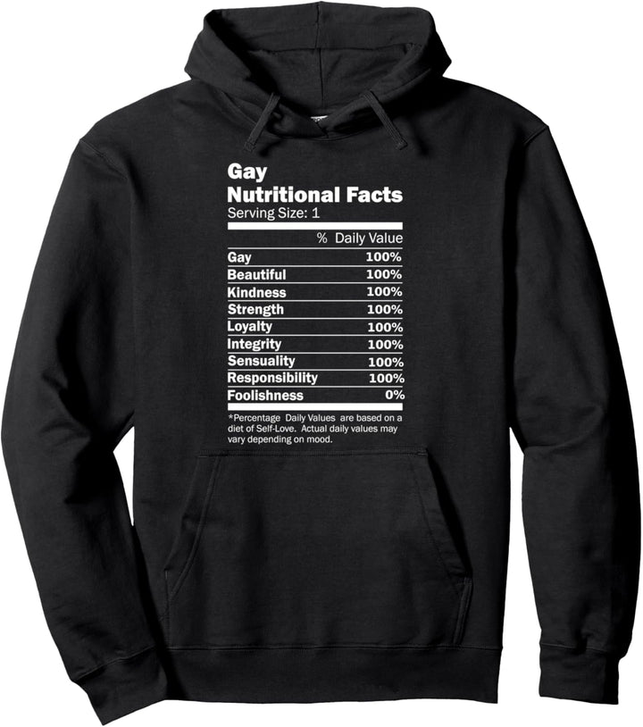 Homosexuell Nutritional Homo Pullover Hoodie