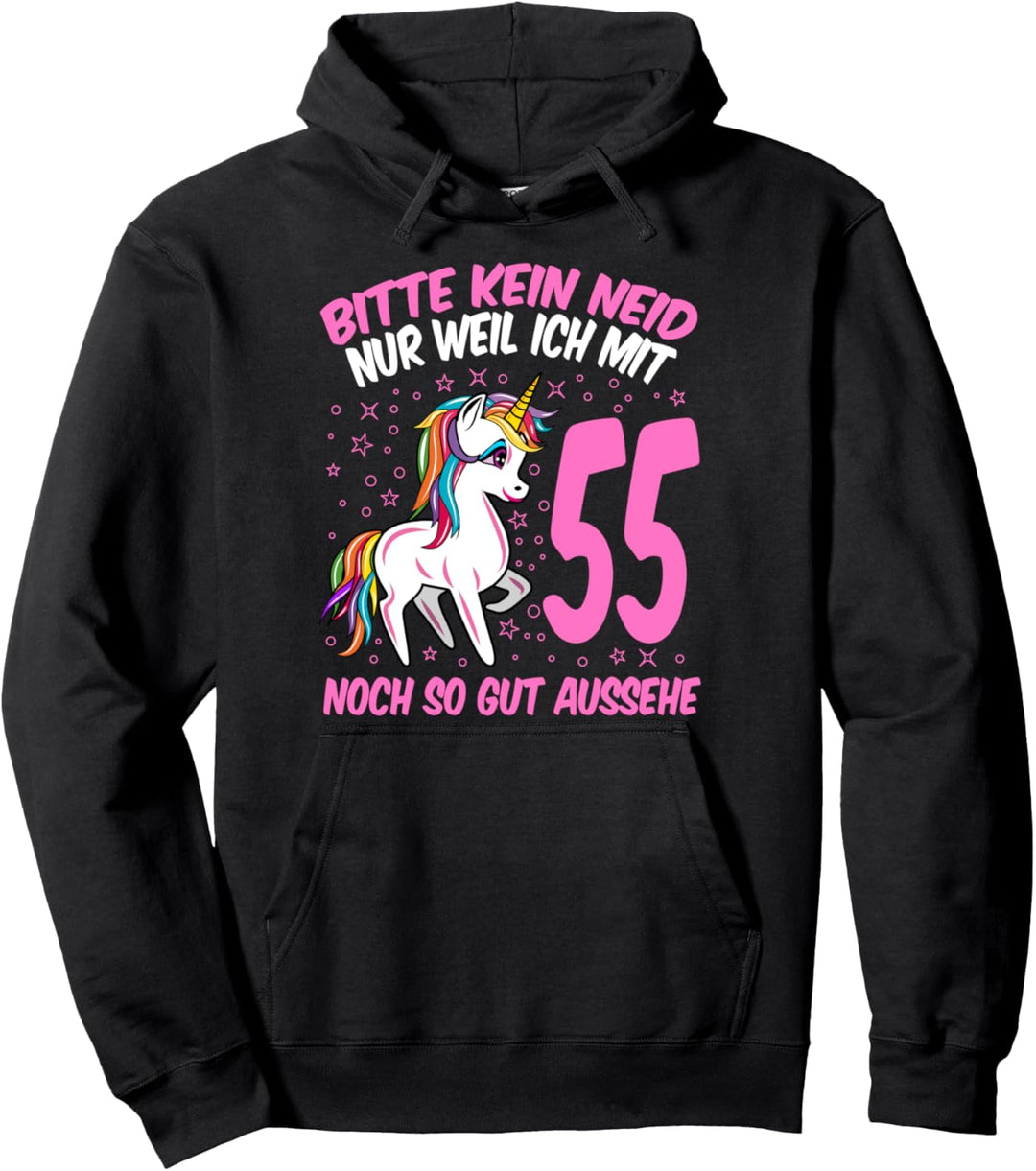 Bitte kein Neid weil ich mit 55 so gut aussehe 55 Geburtstag Pullover Hoodie