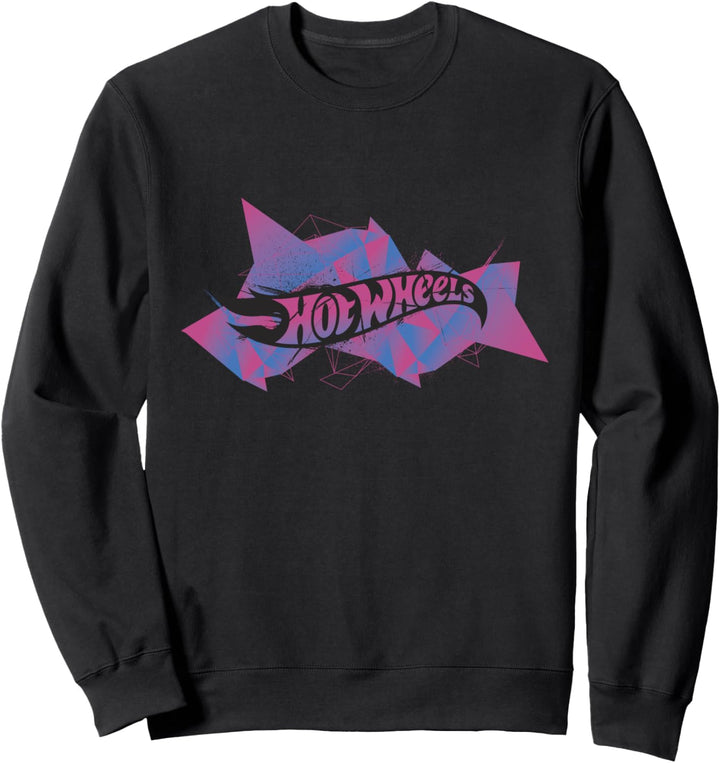 Hot Wheels Split Pink Lila Logo Sweatshirt