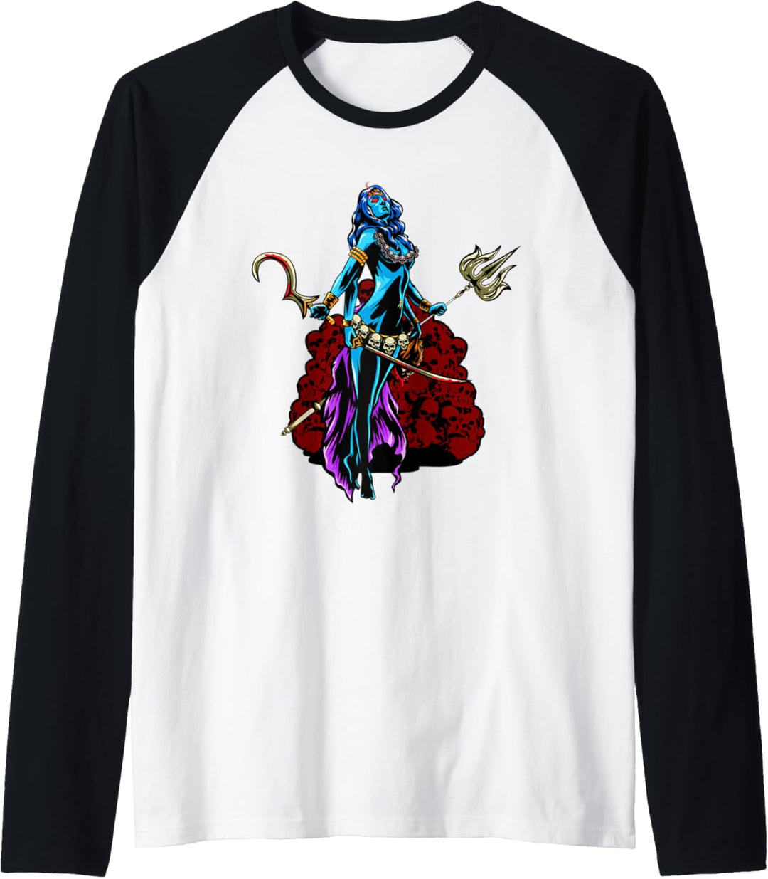 Kali, Indien Alte Hindu Mythologie Göttin des Todes Raglan