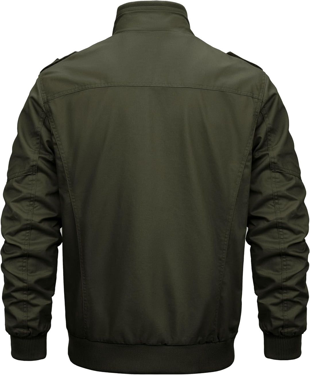MAGCOMSEN Herren Warm Gefüttert Winterparka Cargo Army Jacke Fleece Casual Übergangsjacke Baumwolle