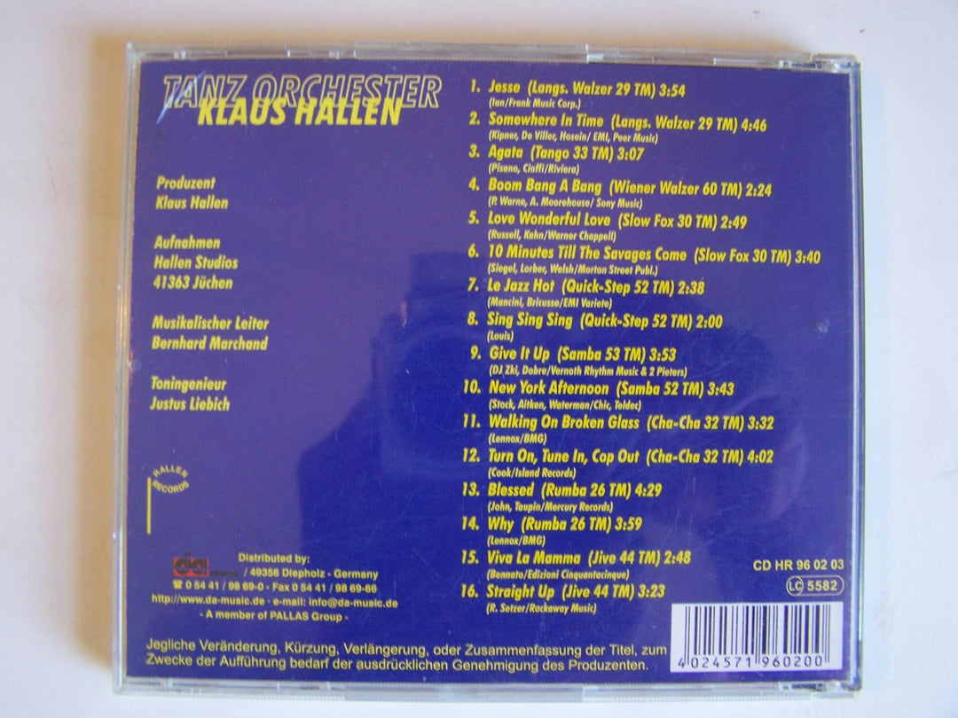 World Hits, Audio-CD