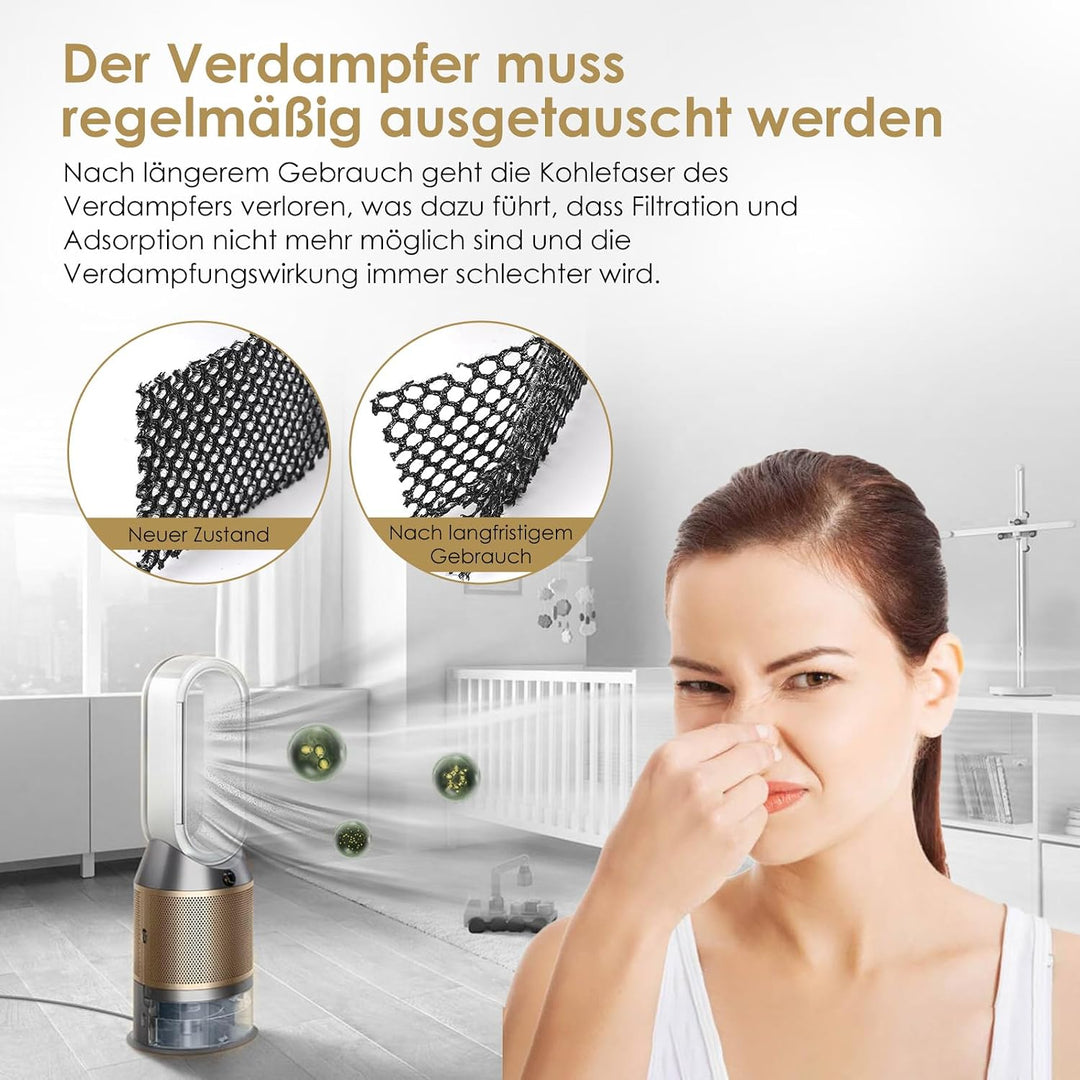 Luftreiniger-Filter Kohlefilter Verdampferfilter für Dyson Pure Humidify Cool PH01 PH02 PH03 HP04 PH