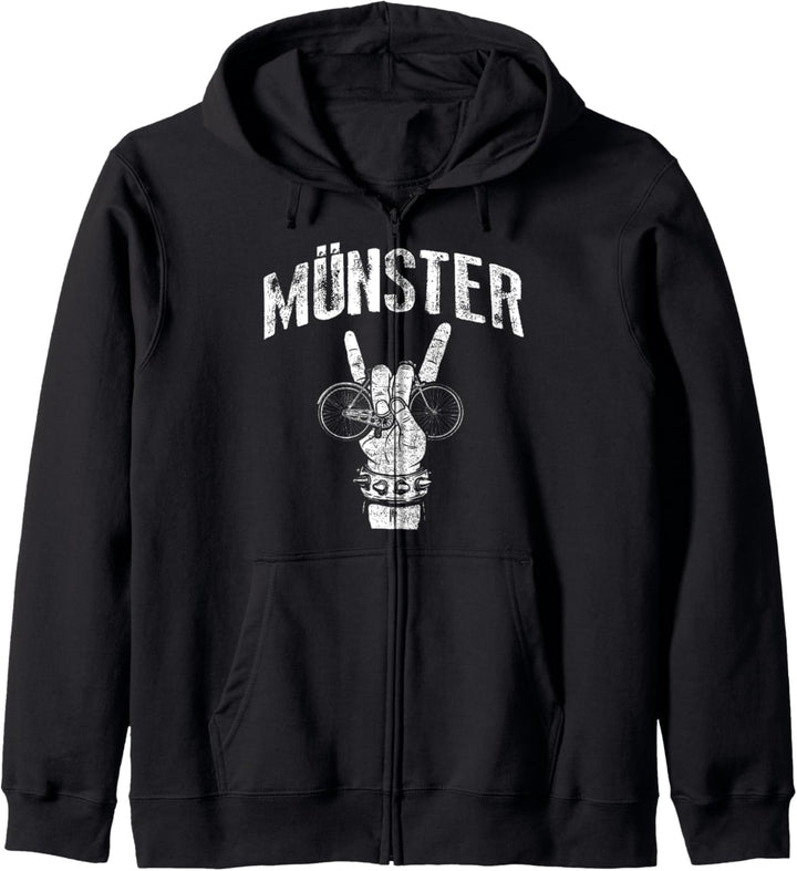 Cruiser Fahrrad Rock Musik Münster Kapuzenjacke