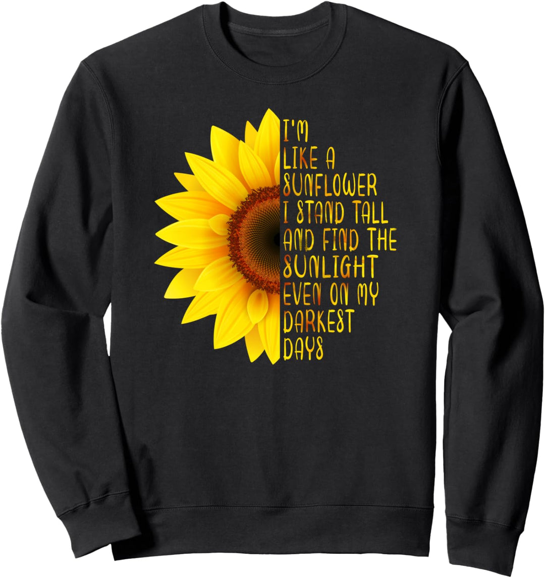 Sonnenblume Blumengarten gelbe Sunflower Geschenk Sweatshirt