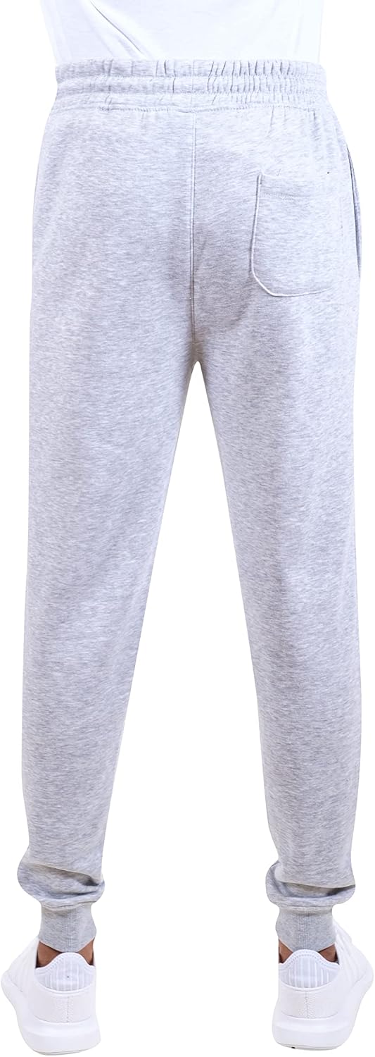Ultra Game Herren Team Jogger Pants Active Basic Soft Terry Sweatpants, kohleschwarz meliert, Large