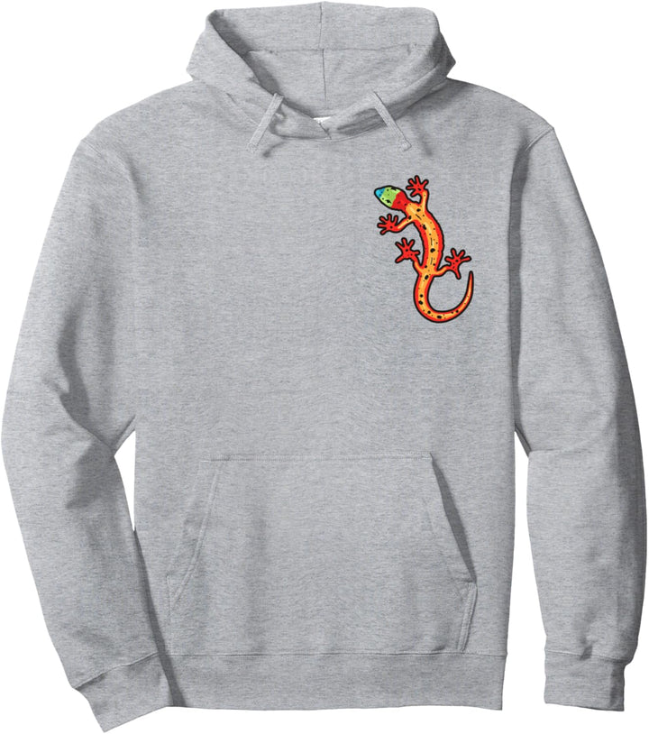 Mehrfarbiger Gecko, Reptilien, Eidechse – bunte Gecko-Eidechse Pullover Hoodie