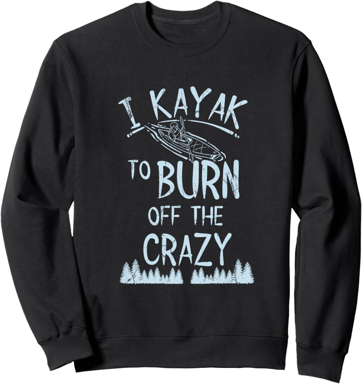 Kajakfahren Bootfahren Camping Sweatshirt