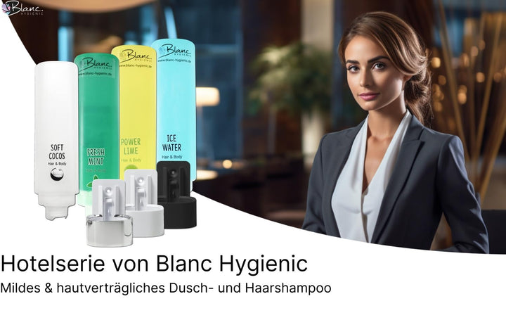 SET: Professionelles Shampoo-Duschgel-Set –12x425 ml–verschied. Düfte+4x Hlterung in verschied. Farb